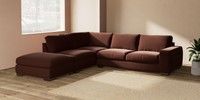 Large Open End Corner Chaise - Left Hand