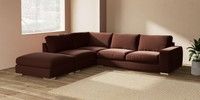 Large Open End Corner Chaise - Left Hand