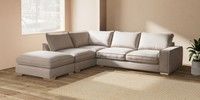 Large Open End Corner Chaise - Left Hand