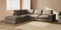 Large Open End Corner Chaise - Left Hand