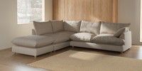 Large Open End Corner Chaise - Left Hand