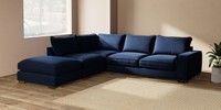 Large Open End Corner Chaise - Left Hand