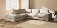 Large Open End Corner Chaise - Left Hand