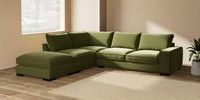 Large Open End Corner Chaise - Left Hand