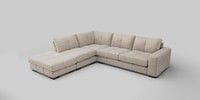 Large Open End Corner Chaise - Left Hand