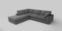 Large Open End Corner Chaise - Left Hand