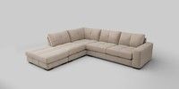 Large Open End Corner Chaise - Left Hand