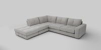 Large Open End Corner Chaise - Left Hand