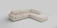 Large Open End Corner Chaise - Right Hand