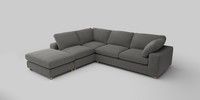 Large Open End Corner Chaise - Left Hand