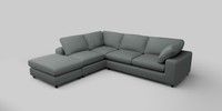 Large Open End Corner Chaise - Left Hand