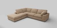 Large Open End Corner Chaise - Left Hand