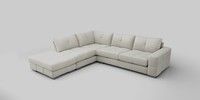 Large Open End Corner Chaise - Left Hand