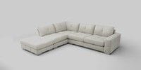 Large Open End Corner Chaise - Left Hand