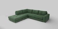 Large Open End Corner Chaise - Left Hand