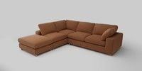 Large Open End Corner Chaise - Left Hand