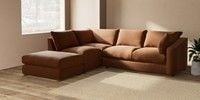 Large Open End Corner Chaise - Left Hand