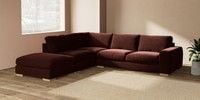 Large Open End Corner Chaise - Left Hand