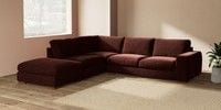 Large Open End Corner Chaise - Left Hand