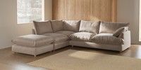 Large Open End Corner Chaise - Left Hand
