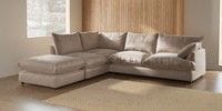 Large Open End Corner Chaise - Left Hand