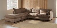 Large Open End Corner Chaise - Left Hand