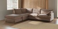 Large Open End Corner Chaise - Left Hand