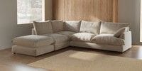 Large Open End Corner Chaise - Left Hand