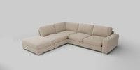 Large Open End Corner Chaise - Left Hand