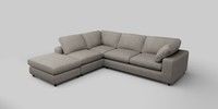 Large Open End Corner Chaise - Left Hand