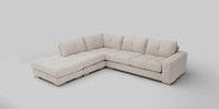 Large Open End Corner Chaise - Left Hand