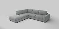 Large Open End Corner Chaise - Left Hand