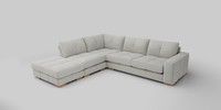 Large Open End Corner Chaise - Left Hand