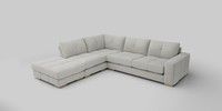 Large Open End Corner Chaise - Left Hand