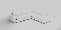 Large Open End Corner Chaise - Right Hand