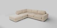 Large Open End Corner Chaise - Left Hand