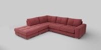 Large Open End Corner Chaise - Left Hand