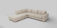 Large Open End Corner Chaise - Left Hand