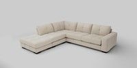 Large Open End Corner Chaise - Left Hand