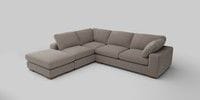 Large Open End Corner Chaise - Left Hand