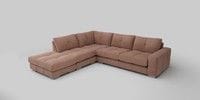 Large Open End Corner Chaise - Left Hand