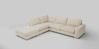 Large Open End Corner Chaise - Left Hand