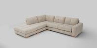 Large Open End Corner Chaise - Left Hand