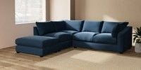 Large Open End Corner Chaise - Left Hand
