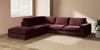Large Open End Corner Chaise - Left Hand