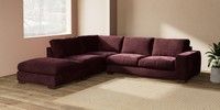 Large Open End Corner Chaise - Left Hand