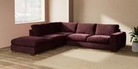 Large Open End Corner Chaise - Left Hand