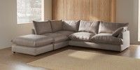 Large Open End Corner Chaise - Left Hand