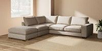Large Open End Corner Chaise - Left Hand