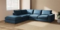 Large Open End Corner Chaise - Left Hand